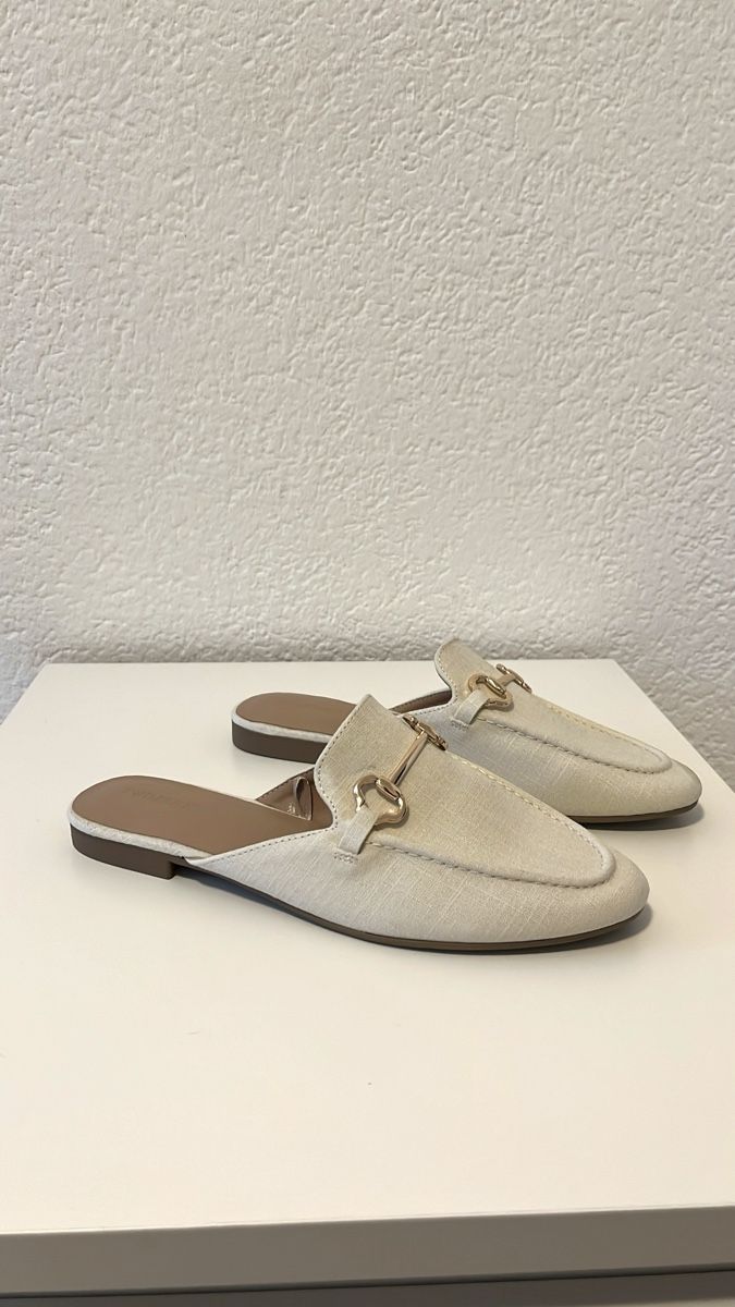 Damenschuhe: Weiss/Beige Loafers Grösse 38 – Neu (gemäss Beschreibung) aus Aarburg von mel_rl62