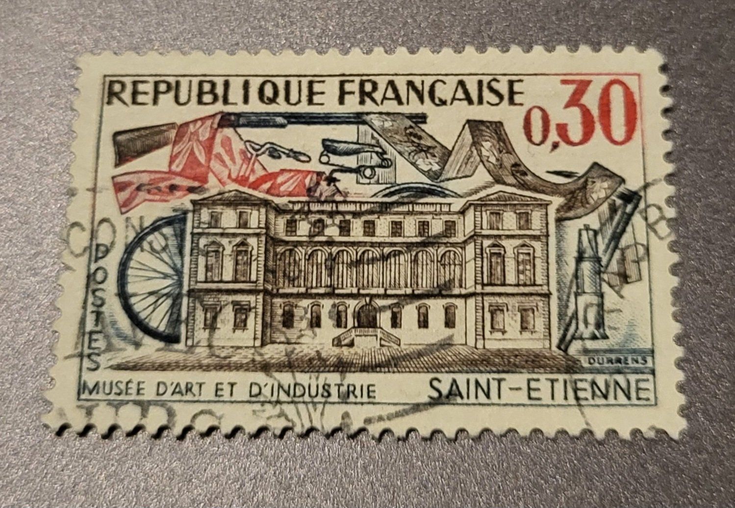 Alle Briefmarken: Frankreich 1960 briefmarke – Gebraucht aus St Gallen von Stampsalshobby