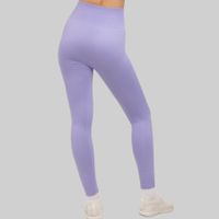 Fitness Leggings Damen Seamless Waist Hell Lila XXL YAKWARY