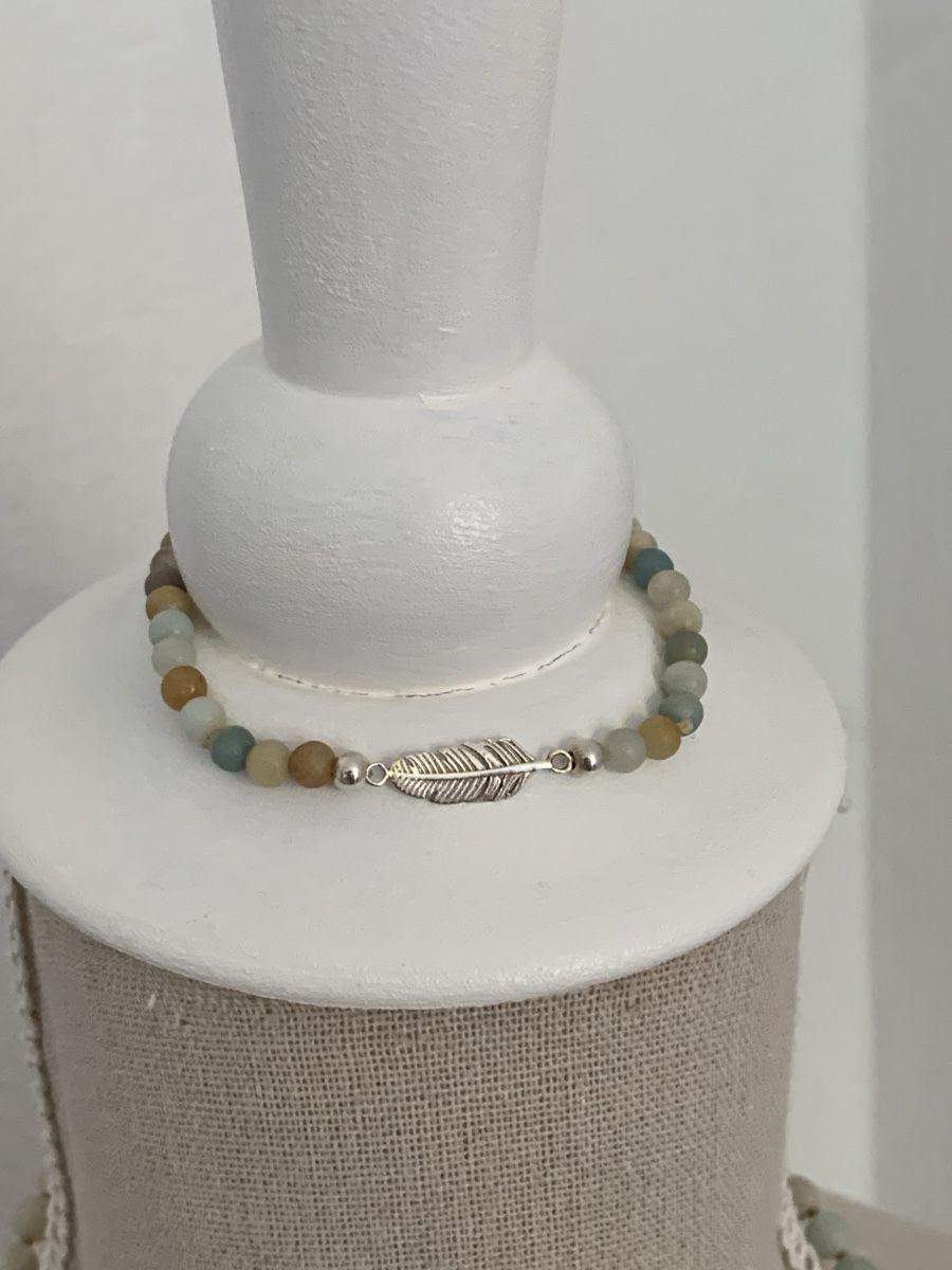 Catenine: Collier et bracelet Glambou neuf en amazonite – Nuovo e nell'imballaggio originale da Gland venduto da TallyEva 7