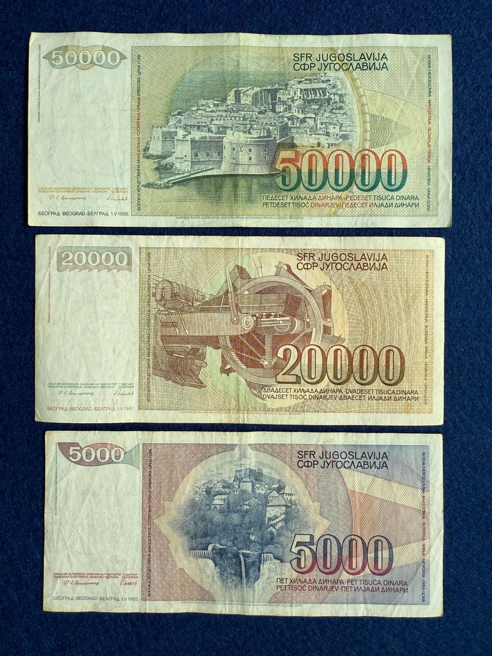 Banknoten: Sirotanović - Tito - Dubrovnik – Gebraucht aus Pfäffikon SZ von Sieben77 2