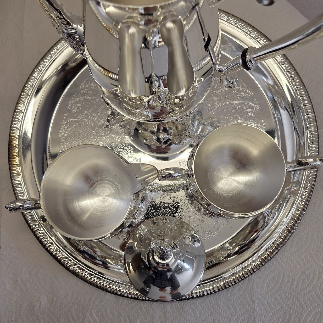 Services de table: Vintage Coffee-Tee-Set, versilbert, Princess, Top.. – D'occasion à Stans par Ducati16 4