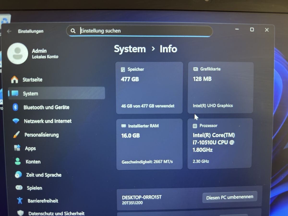 Lenovo Notebooks: Lenovo ThinkPad x13 Gen3 – Gebraucht aus Worb von nici2142 1