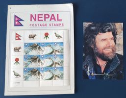 NEPAL 1982 – Berge, Kleinbogen** mit 9 Briefmarken. Himalaya