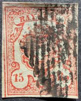 Rayon III kl. Wertziffer vollrandigZst18 SBK 1'000.- günstig