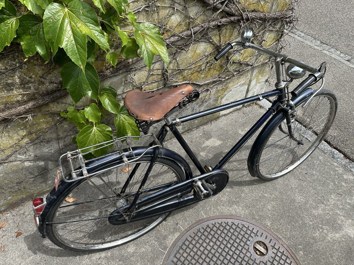 Biciclette: Oldtimer Velo ca. 1951 in dunkelblau – Usato da Binningen venduto da Globe_21 4