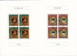 1981 Pro Patria 4er Block Serie ET