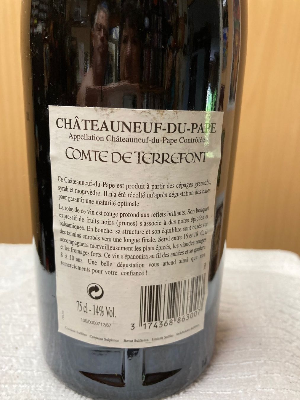 Vino: Château Neuf du Pape 2008 Comte de Terrefonte – Nuovo (secondo la descrizione) da Muttenz venduto da wyhaegli 2
