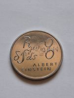5 Franken Schweiz 1979 Gedenkmünze Albert Einstein. Formel.