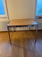 USM Haller Tisch Holzplatte Chromgestell gebraucht