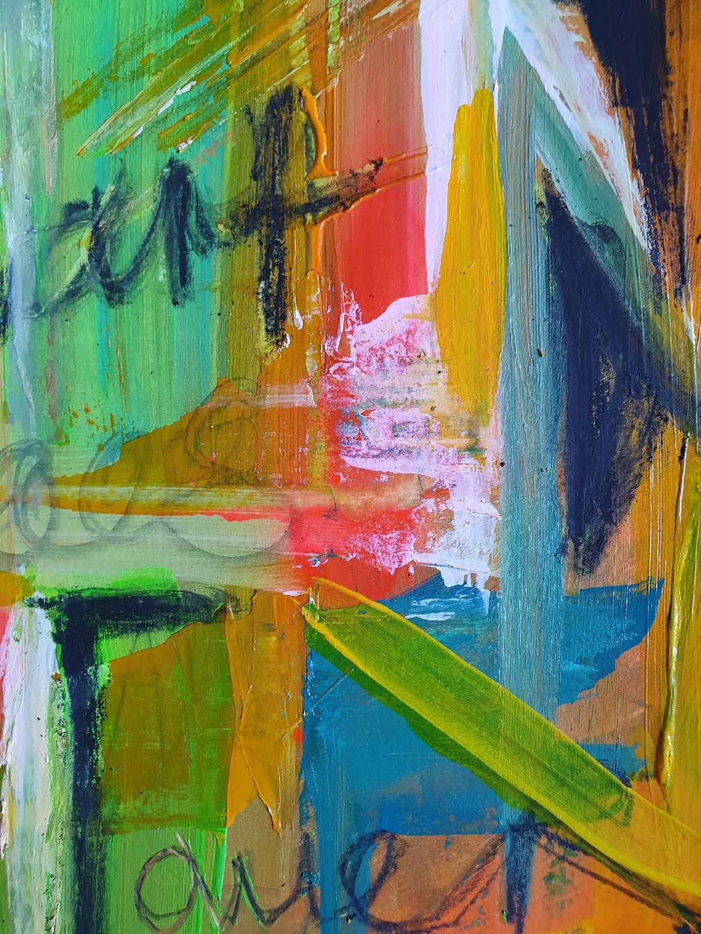 Dipinti: Abstrakte Malerei "Head or Heart" 36x48  – Nuovo (secondo la descrizione) da Wimmis venduto da hel_m26m 5