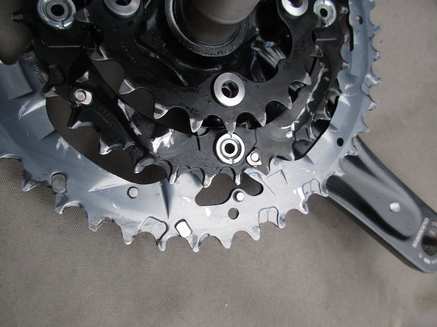 Pièces détachées: Shimano Deore  Kurbelgarnitur 170mm – D'occasion à Ottikon par Locomotive01 4