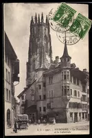 AK Fribourg, La Fornalettaz et la Cathédrale