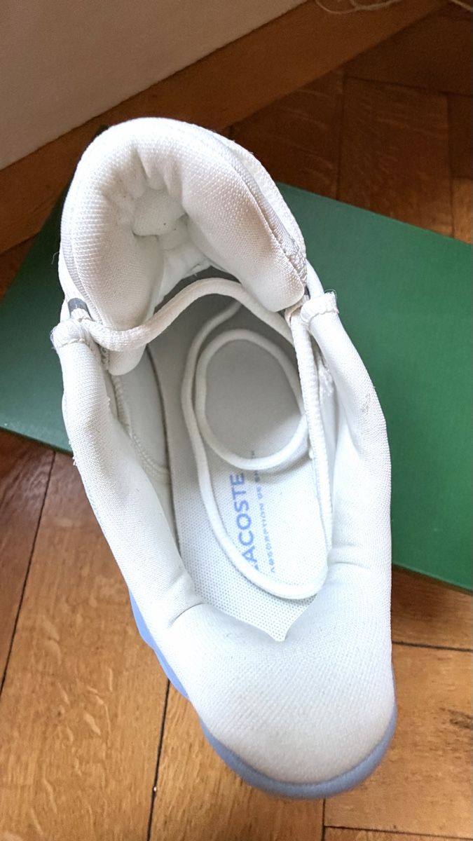 Lacoste Scarpe da donna: Lacoste Turnschuhe weiss/hellblau Grösse 39 neu – Nuovo e nell'imballaggio originale da Bern venduto da VintageRuth 3
