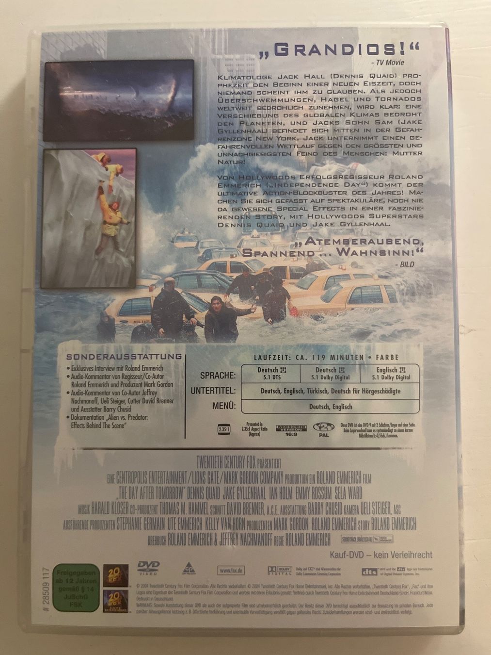 Tutti i DVDs: The Day After Tomorrow (2004) DVD – Usato da Sierre venduto da black.box 1
