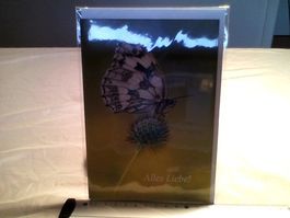 Neue Grusskarte "Alles Liebe!" mit Schmetterling Motiv