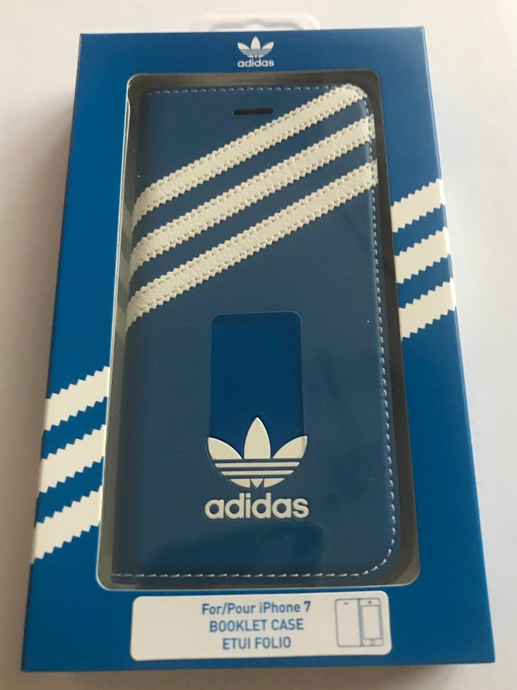 Covers & Schutzfolien: ADIDAS - IPhone 7/8 Booklet Kunstleder Etui - Blau – Neu (gemäss Beschreibung) aus Bassersdorf von maga1g 3