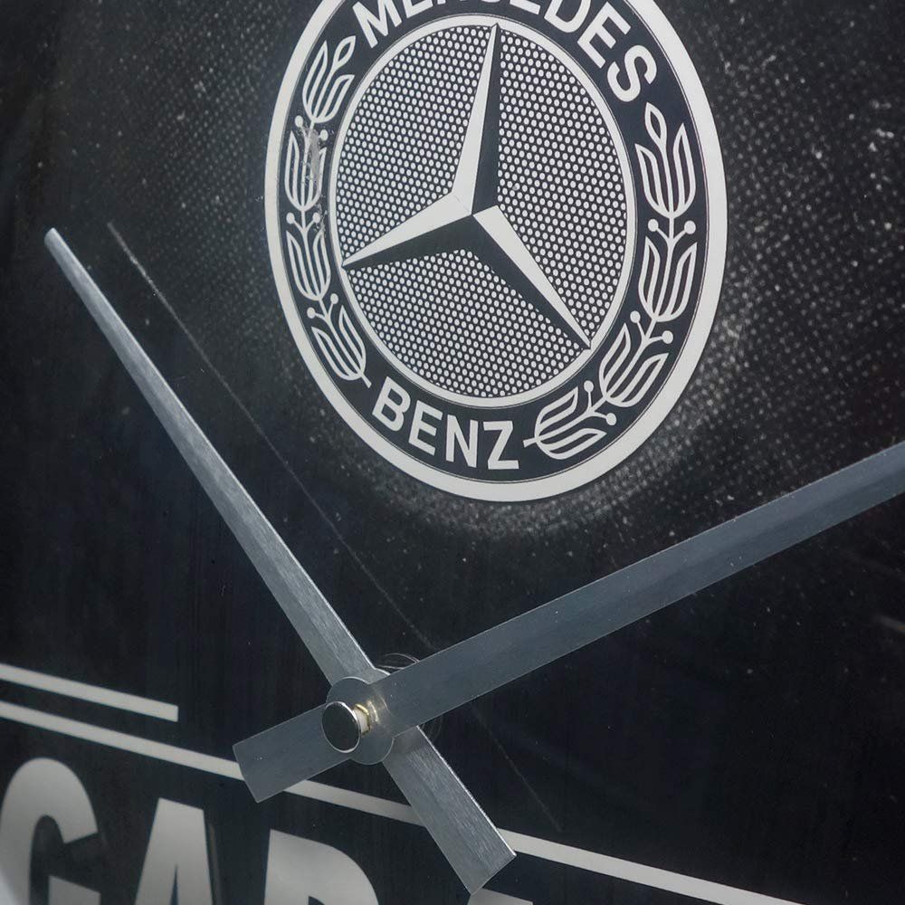 Orologi da terra & Orologi da parete: Mercedes Garage Uhr – Nuovo e nell'imballaggio originale da Menziken venduto da _Goldis_ 3