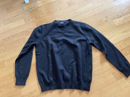 Pullover BRICE Merino Pullover schwarz Herren Winter