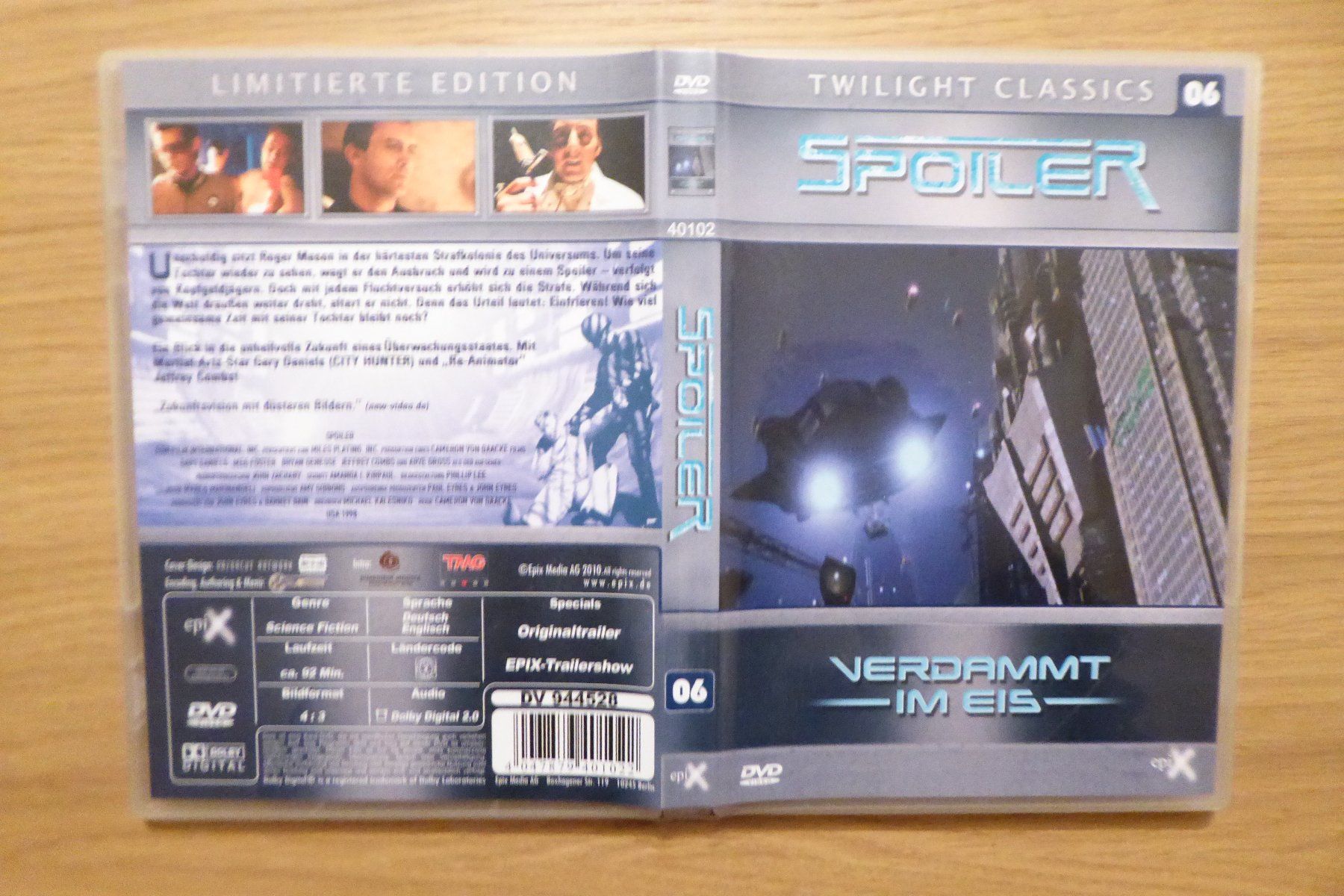 Tutti i DVDs: DVD Spoiler Verdammt im Eis Twilight Classics 06 – Usato da Allschwil venduto da Summelsarium