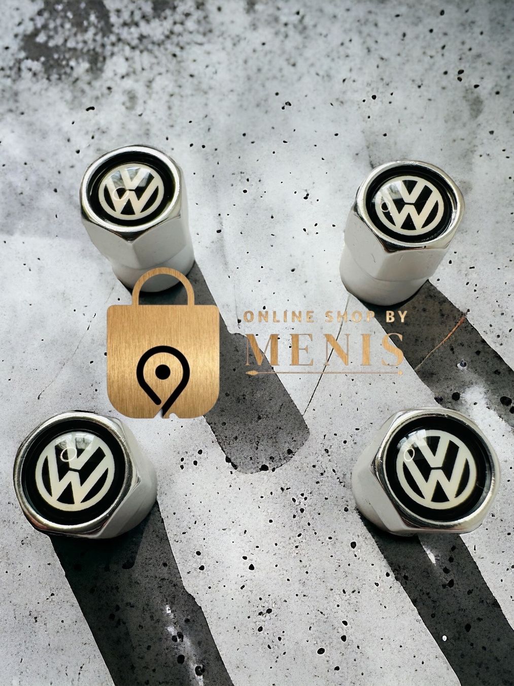 VW Alle Autoersatzteile: VW Ventilkappe Ventildeckel Aluminium 4er-Set Neu – Neu und originalverpackt aus Balsthal von  4