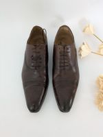 Braune Lederschuhe, Herrenschuhe Gr. 44  Top Zustand!