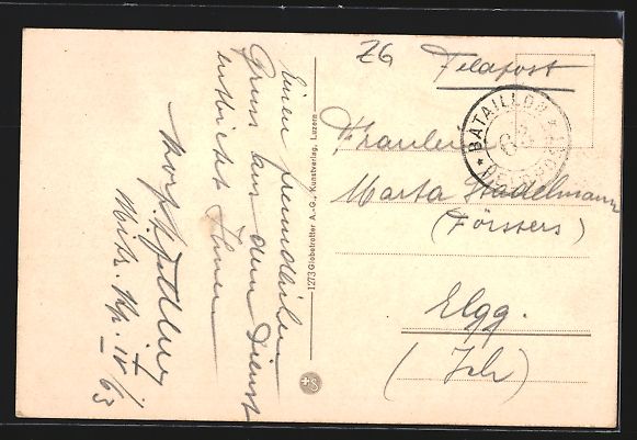 Cartes postales: AK Menzingen, Teilansicht mit Kirche – D'occasion à Berlin par bartko-reher 1