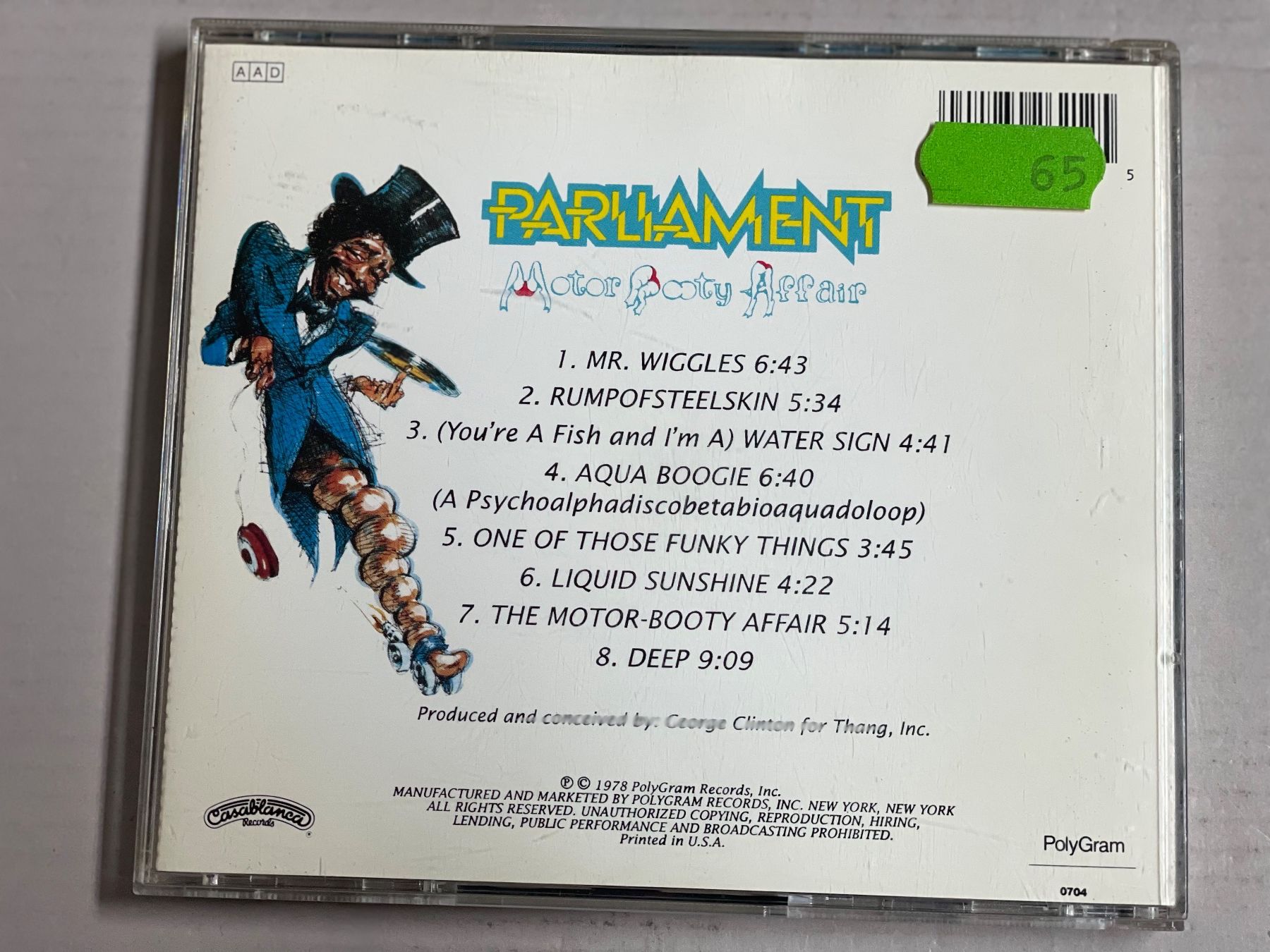 CD: Parliament – Usato da Muri b. Bern venduto da AdidasCollector 1