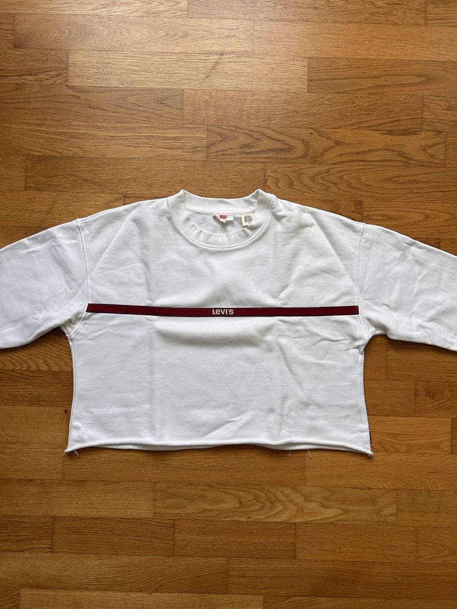 Levi's Maglioni & Felpe: Levi's Damen Pullover/Sweatshirt Weiss, Grösse M – Usato da Mels venduto da jas_7bjl
