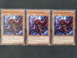 Yugioh Dunkelauge-Abltraum x 3