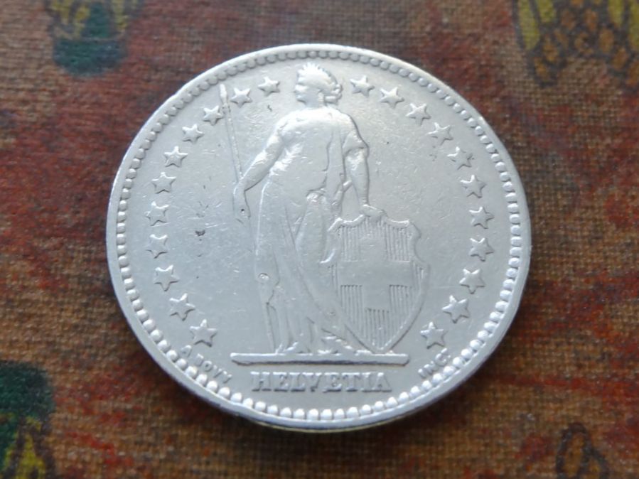 Tutti le monete: 2 Fr. 1901  (A) – Usato da Romanel-sur-Lausanne venduto da Swift13 1