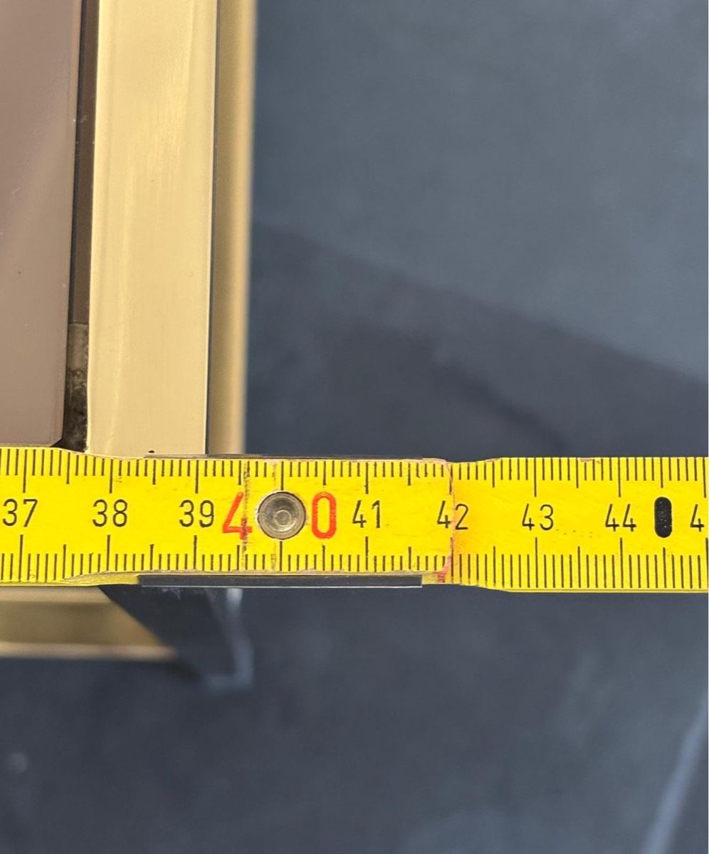 Tavoli: Beistelltisch Messing mit Glasplatte – Usato da Brig venduto da Norderney1000 2