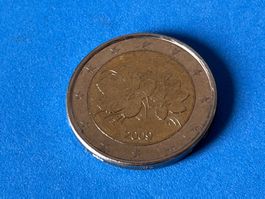 Finland - 2 Euros (2nd type, 2nd map) 2009