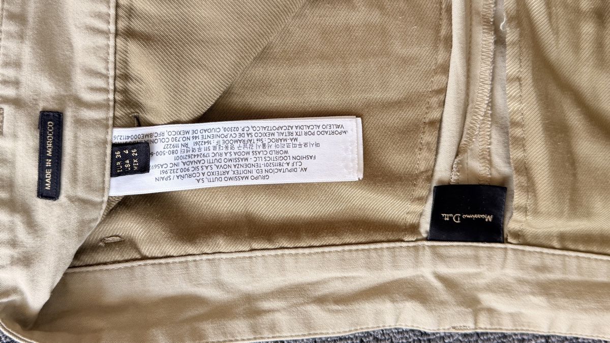 Massimo Dutti Pantaloni: Pantalon large Massimo Dutti beige taille 36 – Usato da Bulle venduto da LeMoleson 4