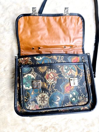 TASCHE SCHULTASCHE  OPTIK VINTAGE AUS ITALY UMHÄNGETASCHE
