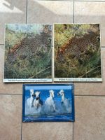 2 neue Tier-Puzzles – Leopard & Pferde – originalverpackt