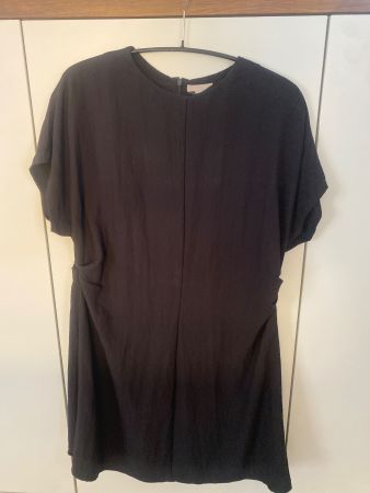 H&M KLEID Gr.XL / schwarz / SS/Umstandsmode / Raffung Taille
