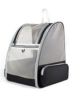 Hunde Katzen Transport Rucksack schwarz ideal zum Reisen
