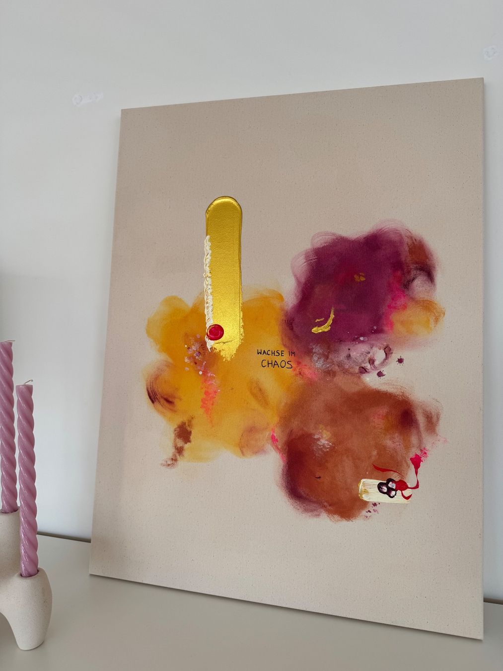 Gemälde: Gemälde "Wachse im Chaos", 60x80 cm – Neu und originalverpackt aus Triesen von dardaleni 1