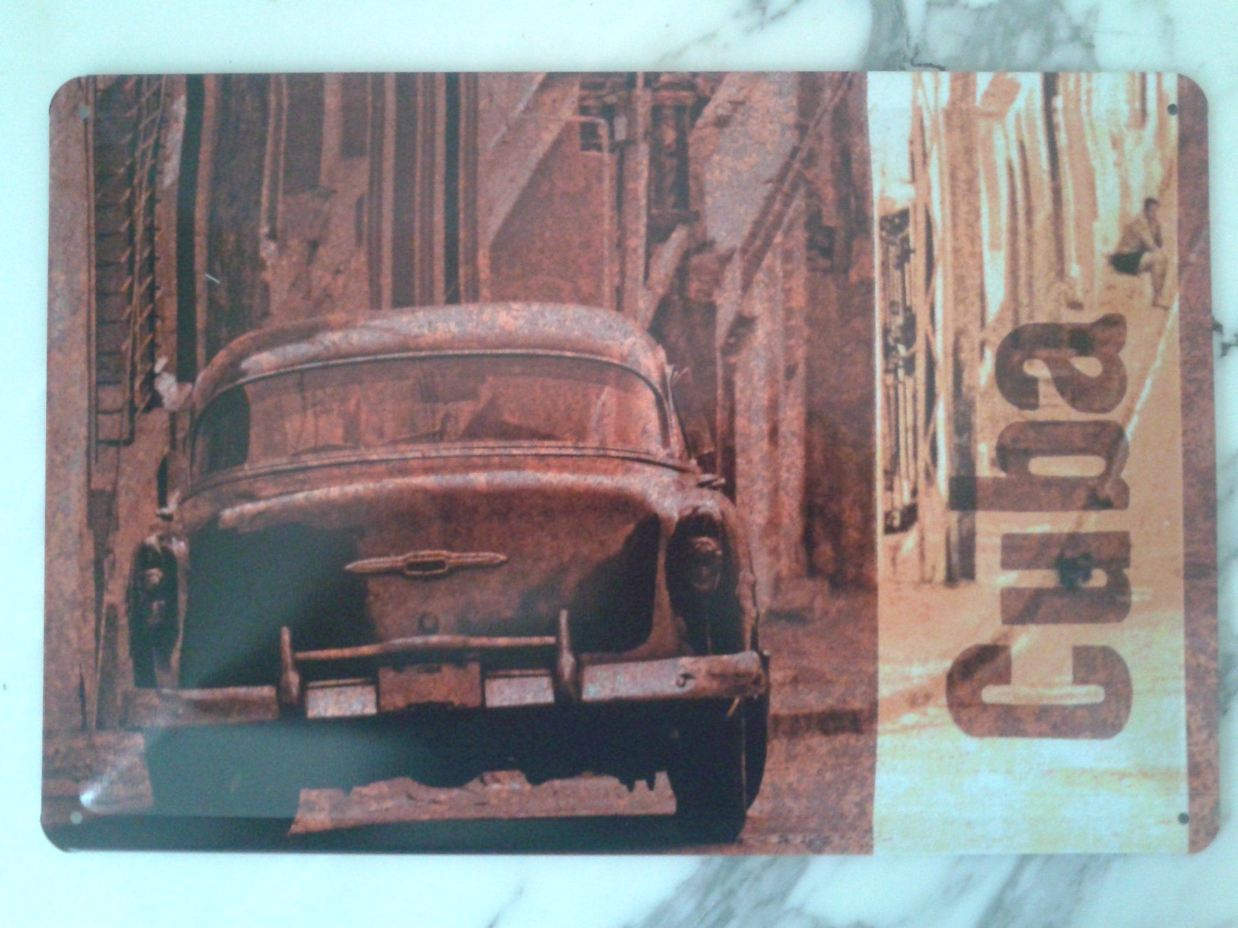 Schilder: 2 Blechschilder Cuba Oldtimer NEU – Neu (gemäss Beschreibung) aus Camorino von Campellino 3