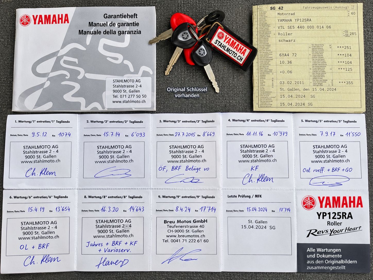 Yamaha Altro: Yamaha XMAX 125 Roller  19651 km – Usato da goldach venduto da siwem 1