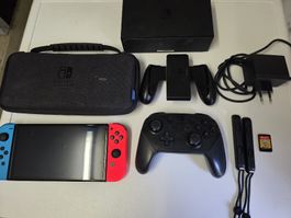 Nintendo Switch OLED Kit + Pro Controller!
