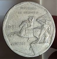 KOLUMBIEN 10 PESOS 1981