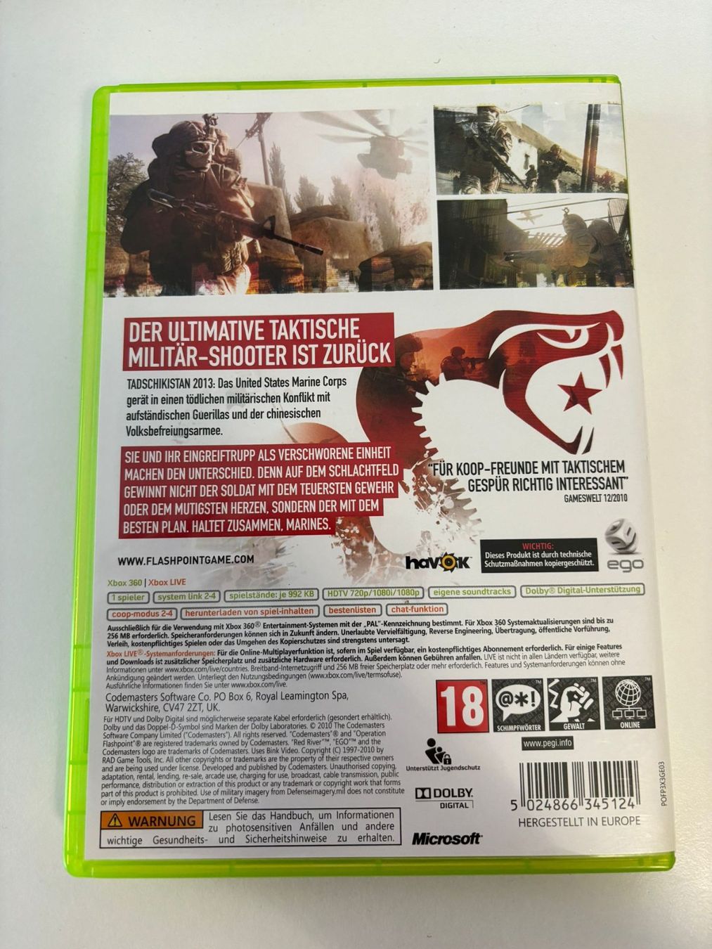 Giochi: Operation Flashpoint Red River (XBOX 360) – Usato da Herisau venduto da Seyashop1 2