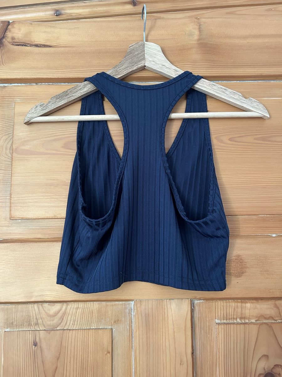 Shein T-shirt: Sommer Crop Top, dunkelblau, Grösse S – Usato da Frauenfeld venduto da jae_vs6j 1