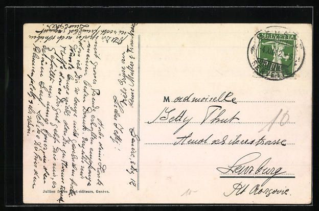 Cartoline postali: Genève, Place du Molard, Strassenbahn – Usato da Berlin venduto da bartko-reher 1