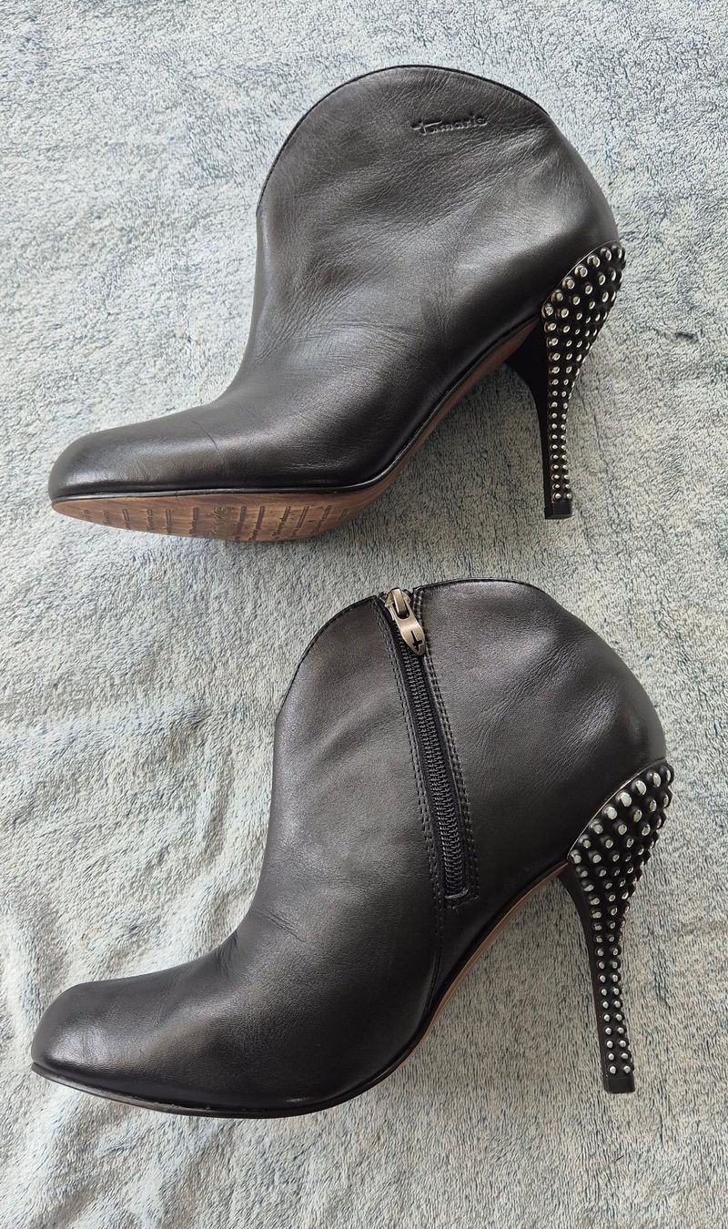 Tamaris Damenschuhe: Tamaris High Heel Lederstiefelette Gr. 41 – Gebraucht aus Schlatt TG von Pfusi3 1