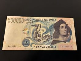 -Italy, 500000 (500,000) Lire, 1997, P-118 pre-Euro
