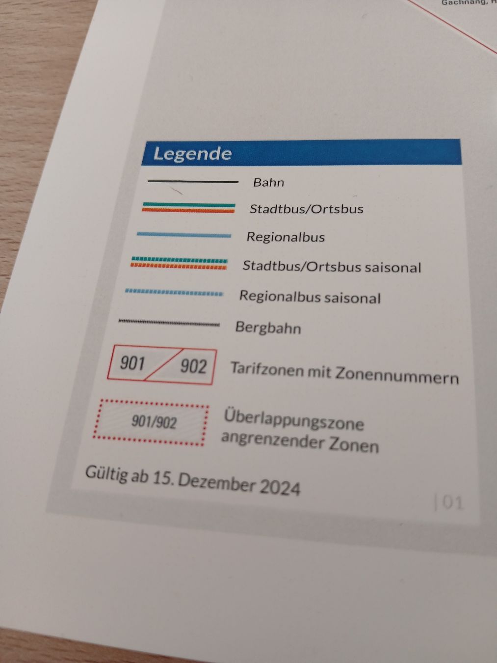 SBB/CFF/FFS Insegne: Frauenfeld ÖV-Netzplan - 2025 – Usato da Brügg BE venduto da Just_standing_here 2