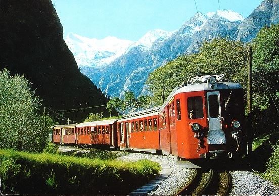 Ansichtskarten: NATERS Brig-Visp-Zermatt Bahn – Gebraucht aus Jona von philajona